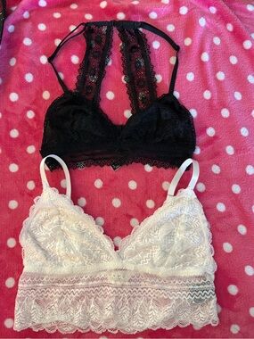 Victoria’s Secret + POL Lace Bralette Lot Size Small Boho Cottagecore Festival